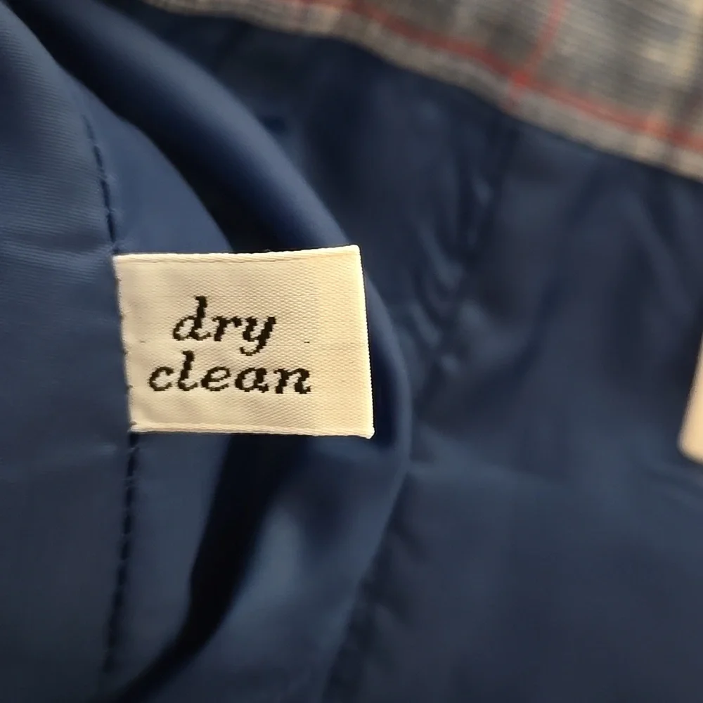 Silk Belnd Plaid Pencil Skirt - Picture 7 of 9